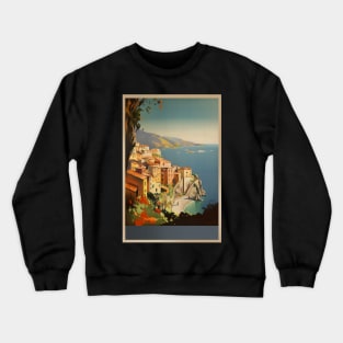 Vintage Travel Poster of the Italy Crewneck Sweatshirt